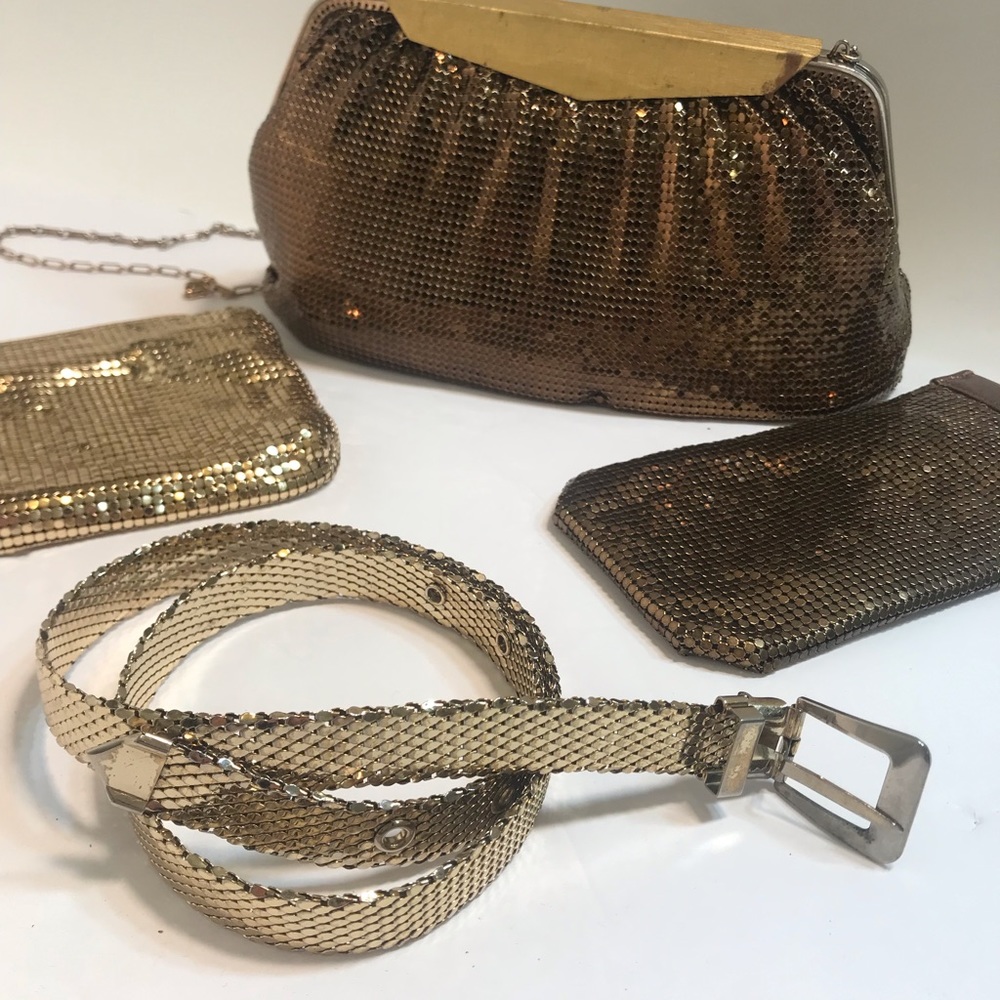 WHITING & DAVIS PURSE, EYEGLASS, BELT ACCESSORIES